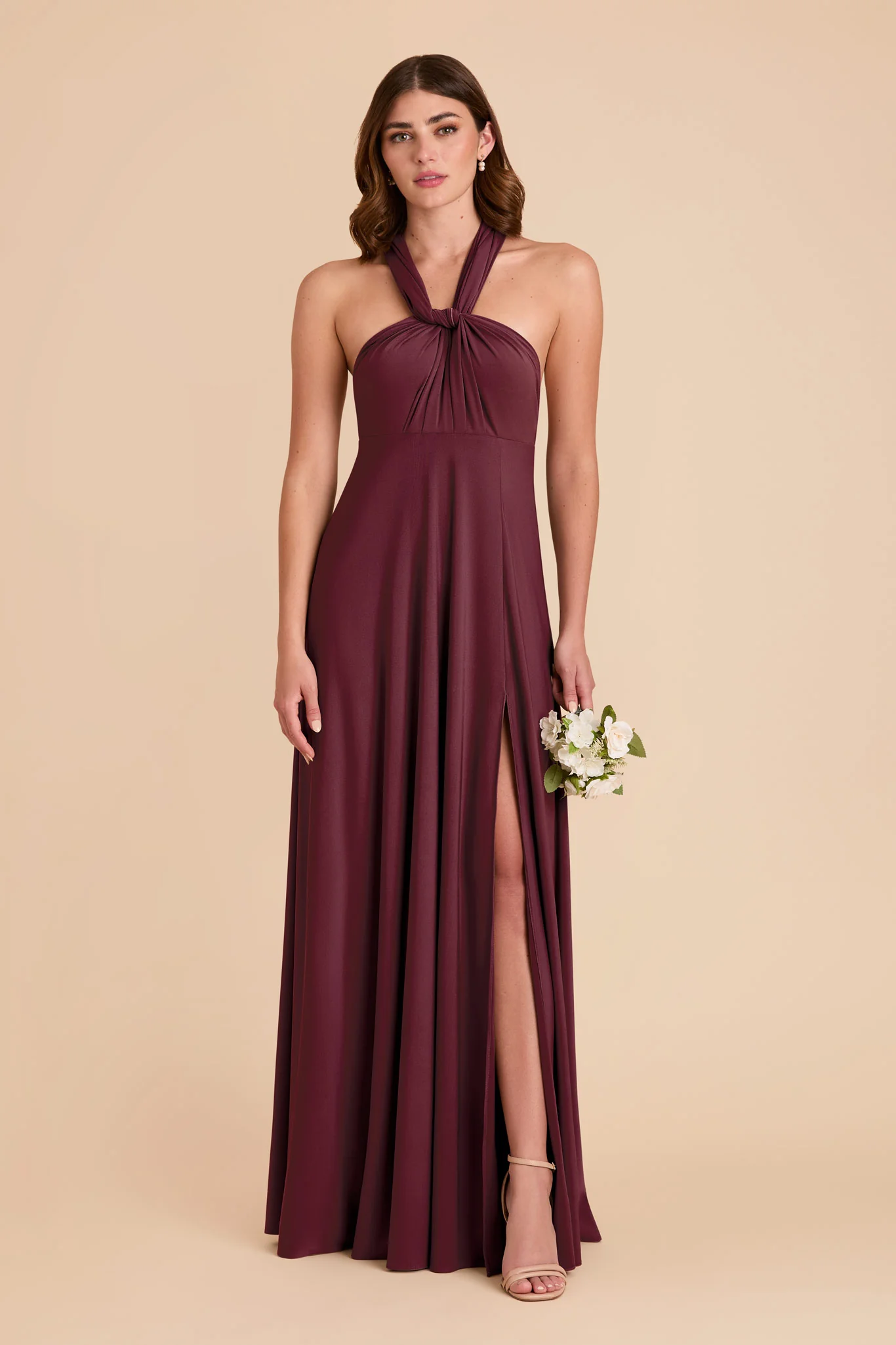 Swatch - Luxe Stretch Knit in Cabernet - Image 2