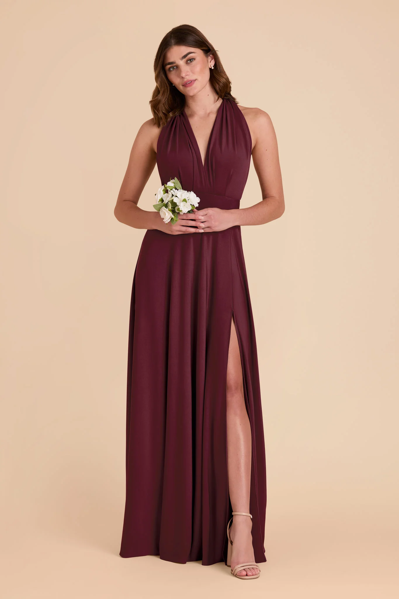 Swatch - Luxe Stretch Knit in Cabernet - Image 4