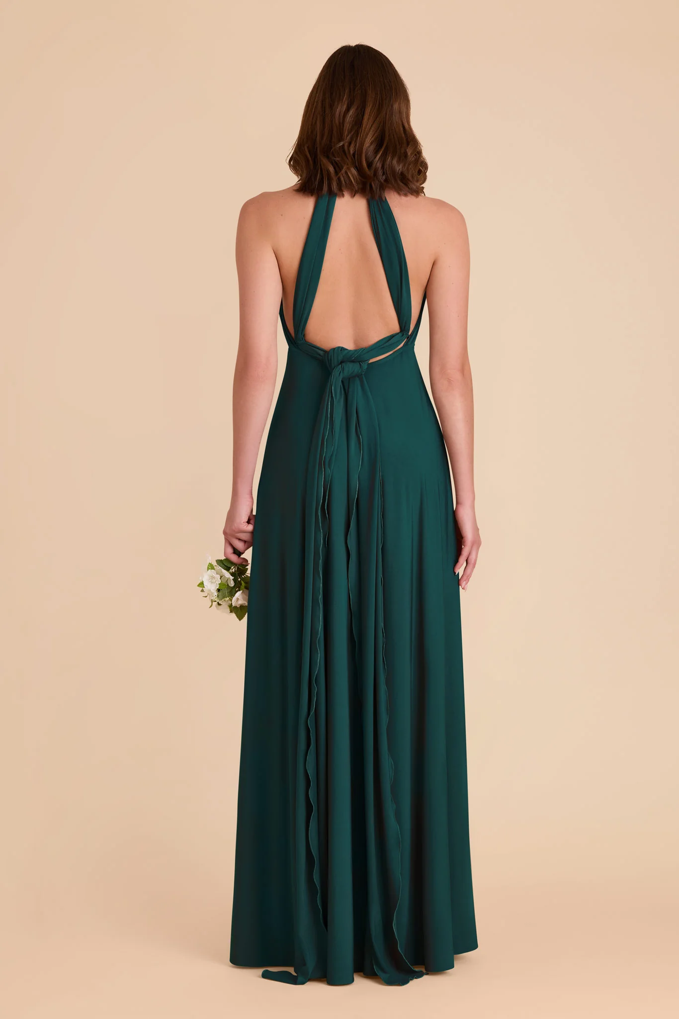 Willow Luxe Stretch Knit Dress - Emerald - Image 16