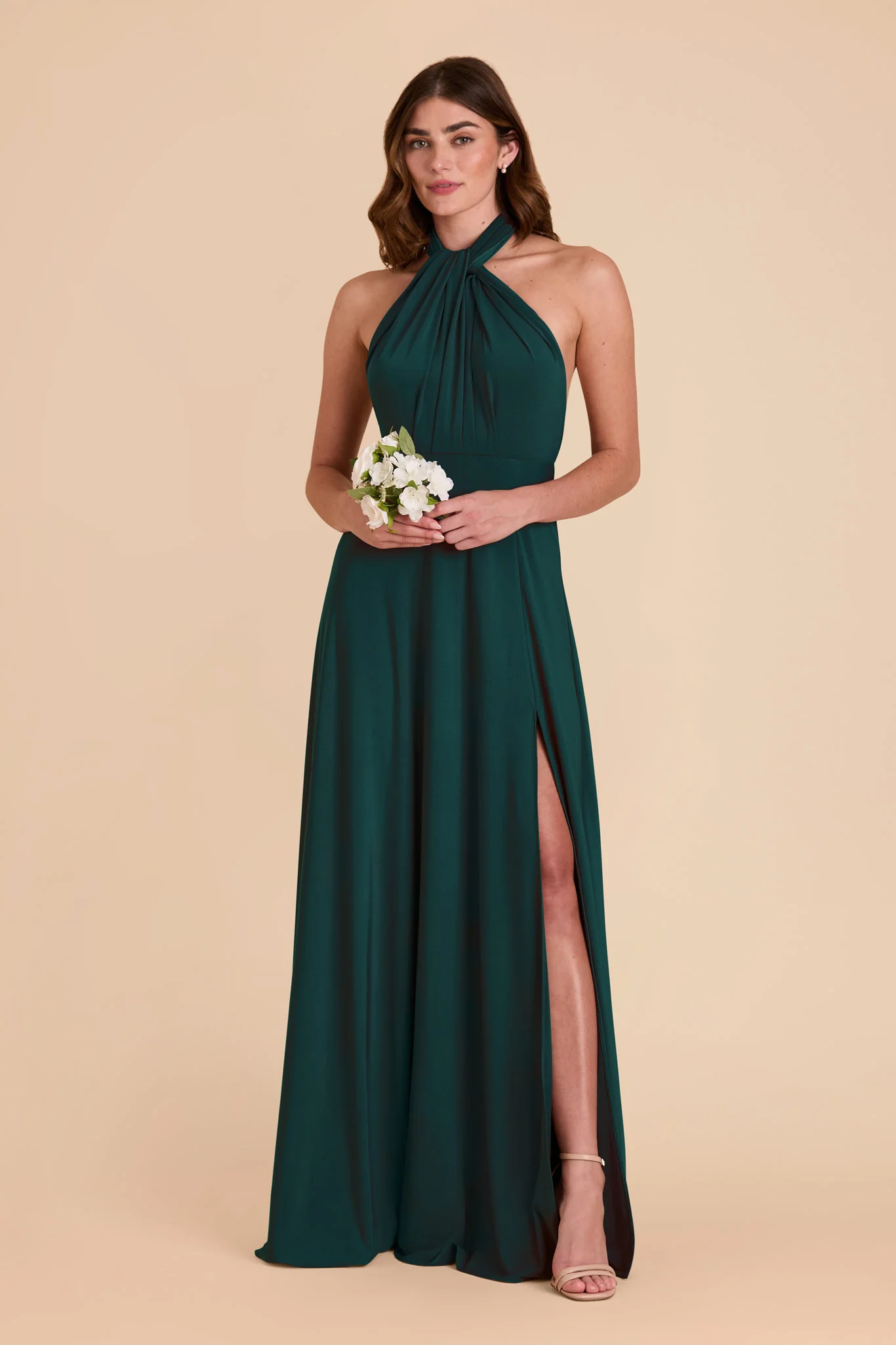 Willow Luxe Stretch Knit Dress - Emerald - Image 20