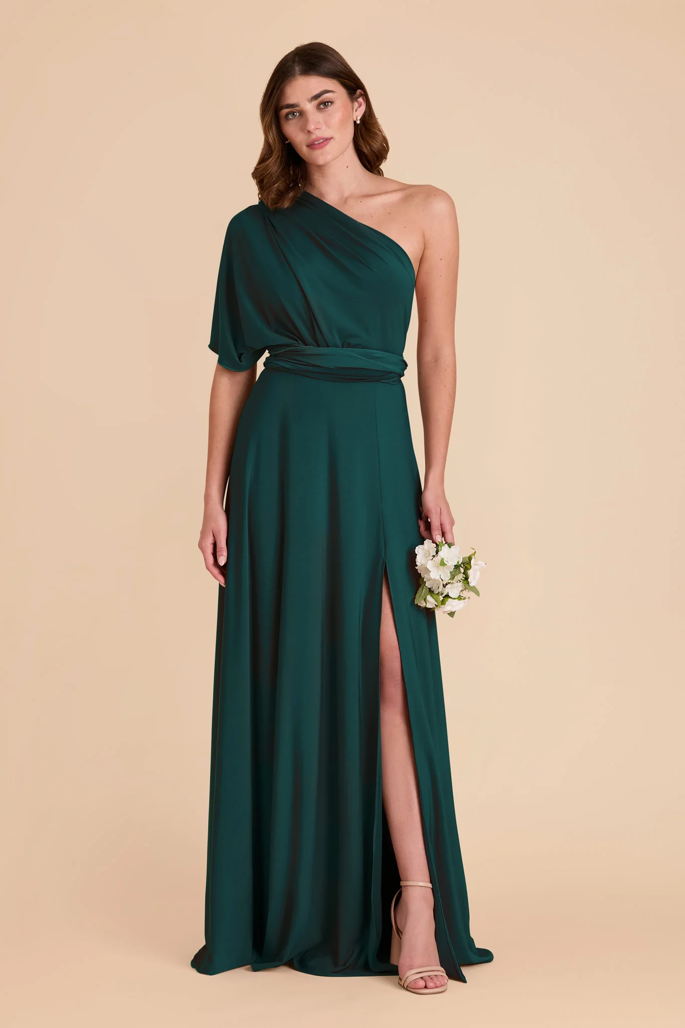 Willow Luxe Stretch Knit Dress - Emerald - Image 28
