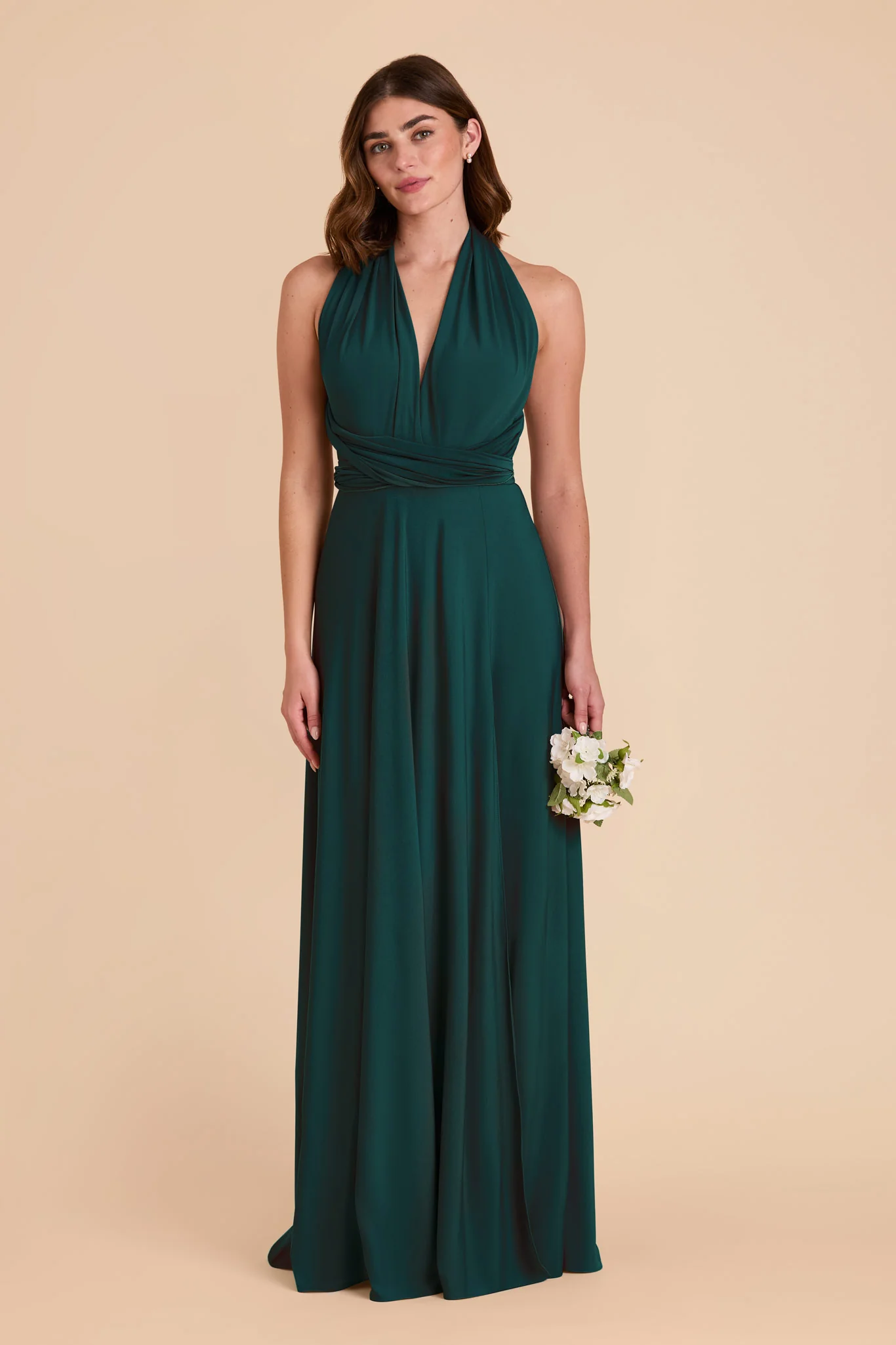 Willow Luxe Stretch Knit Dress - Emerald - Image 31
