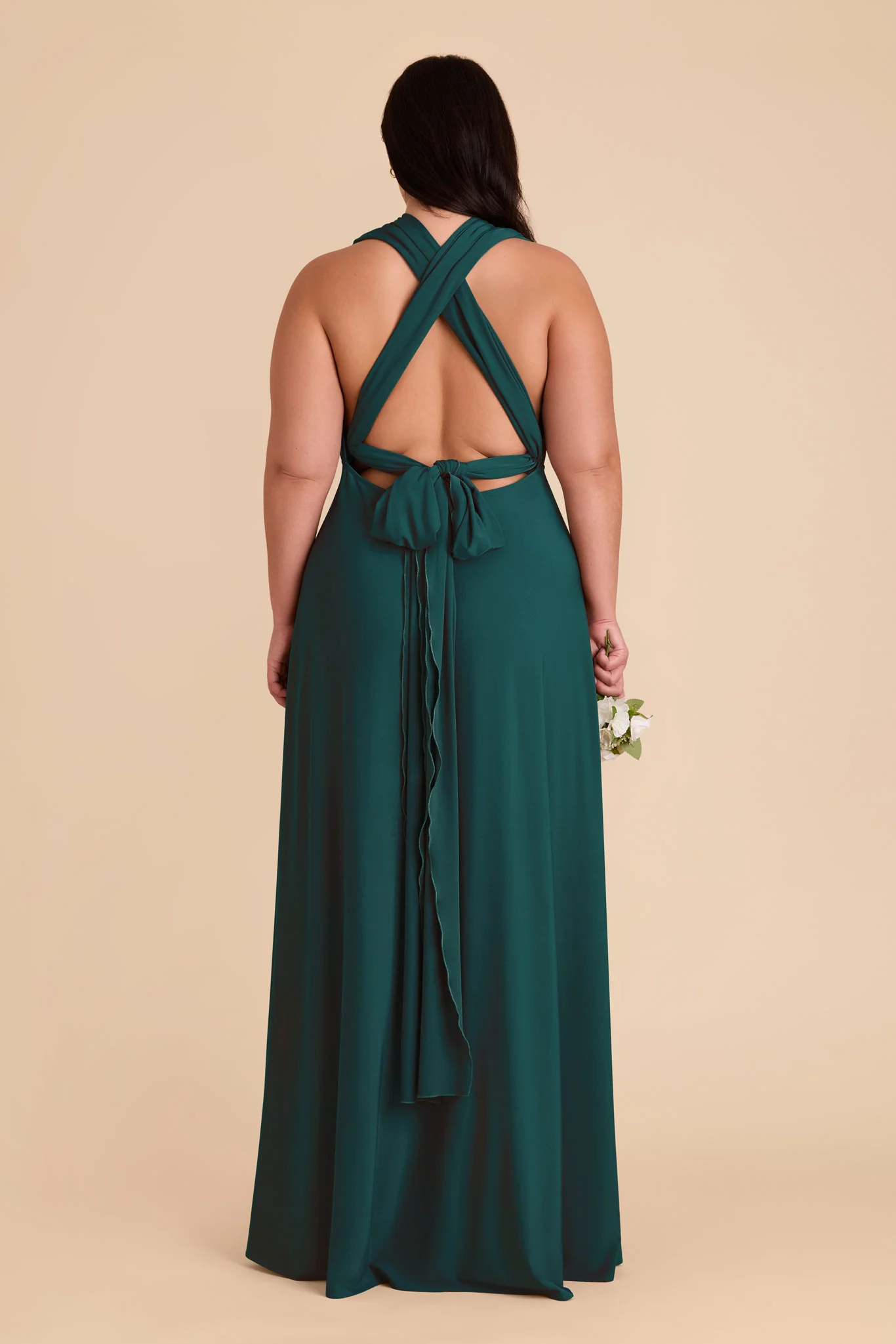 Willow Luxe Stretch Knit Dress - Emerald - Image 45