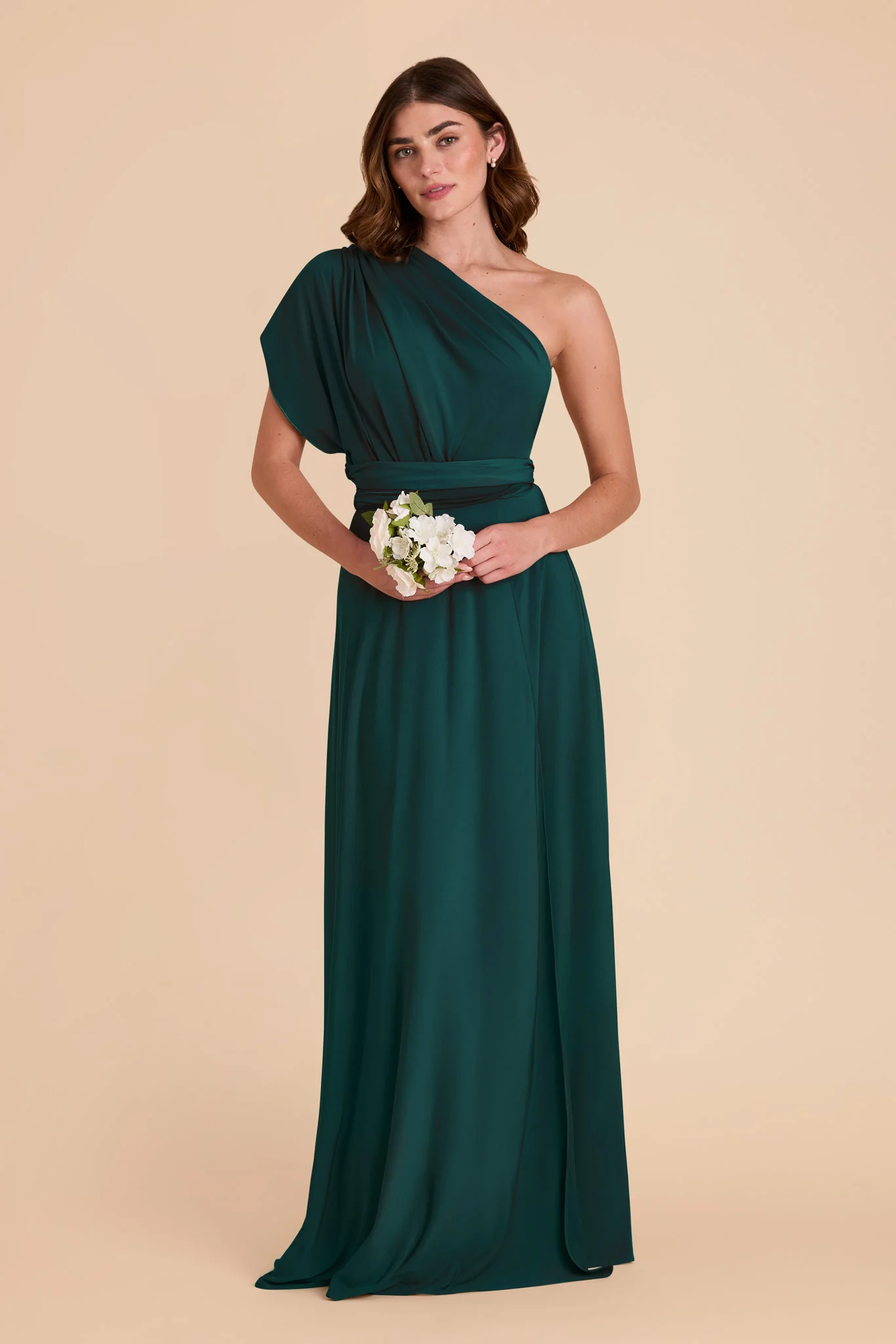 Willow Luxe Stretch Knit Dress - Emerald - Image 5