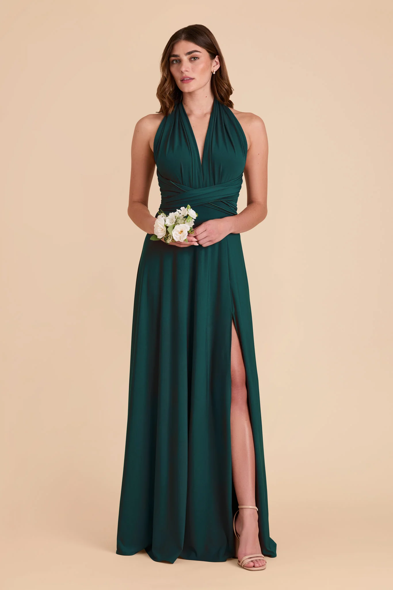 Willow Luxe Stretch Knit Dress - Emerald - Image 7