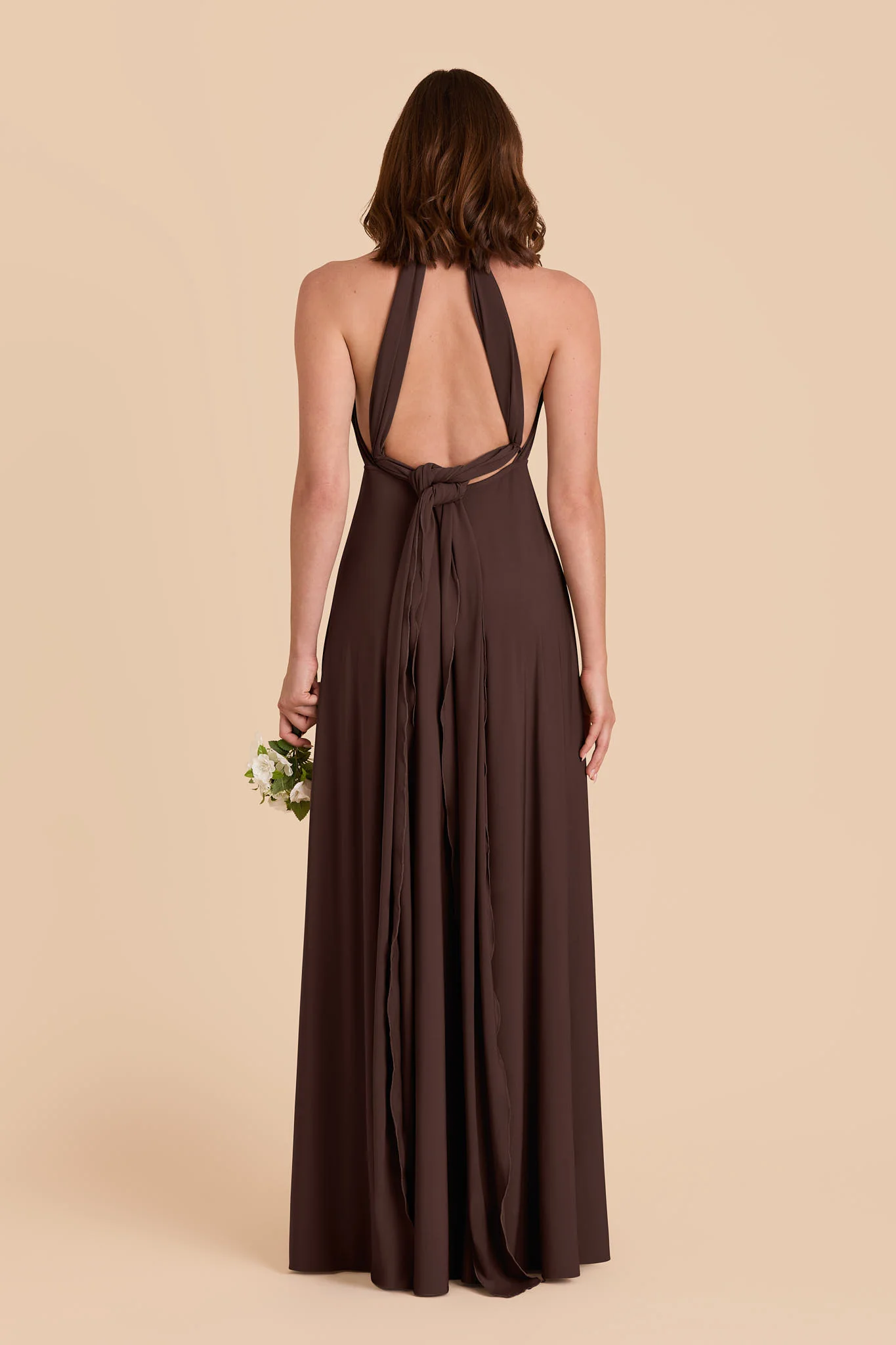 Willow Luxe Stretch Knit Dress - Espresso - Image 4