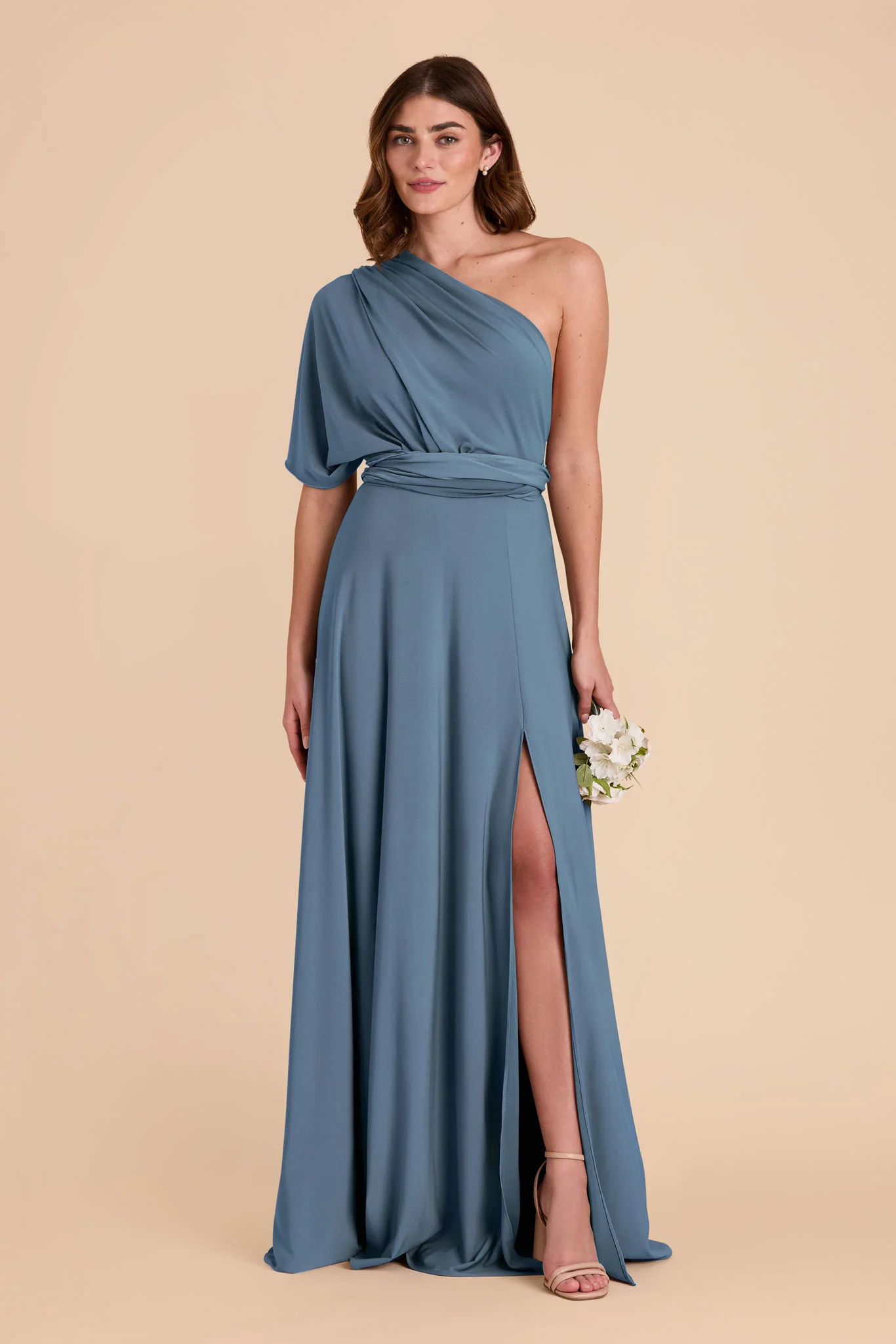 Willow Luxe Stretch Knit Dress - French Blue - Image 28