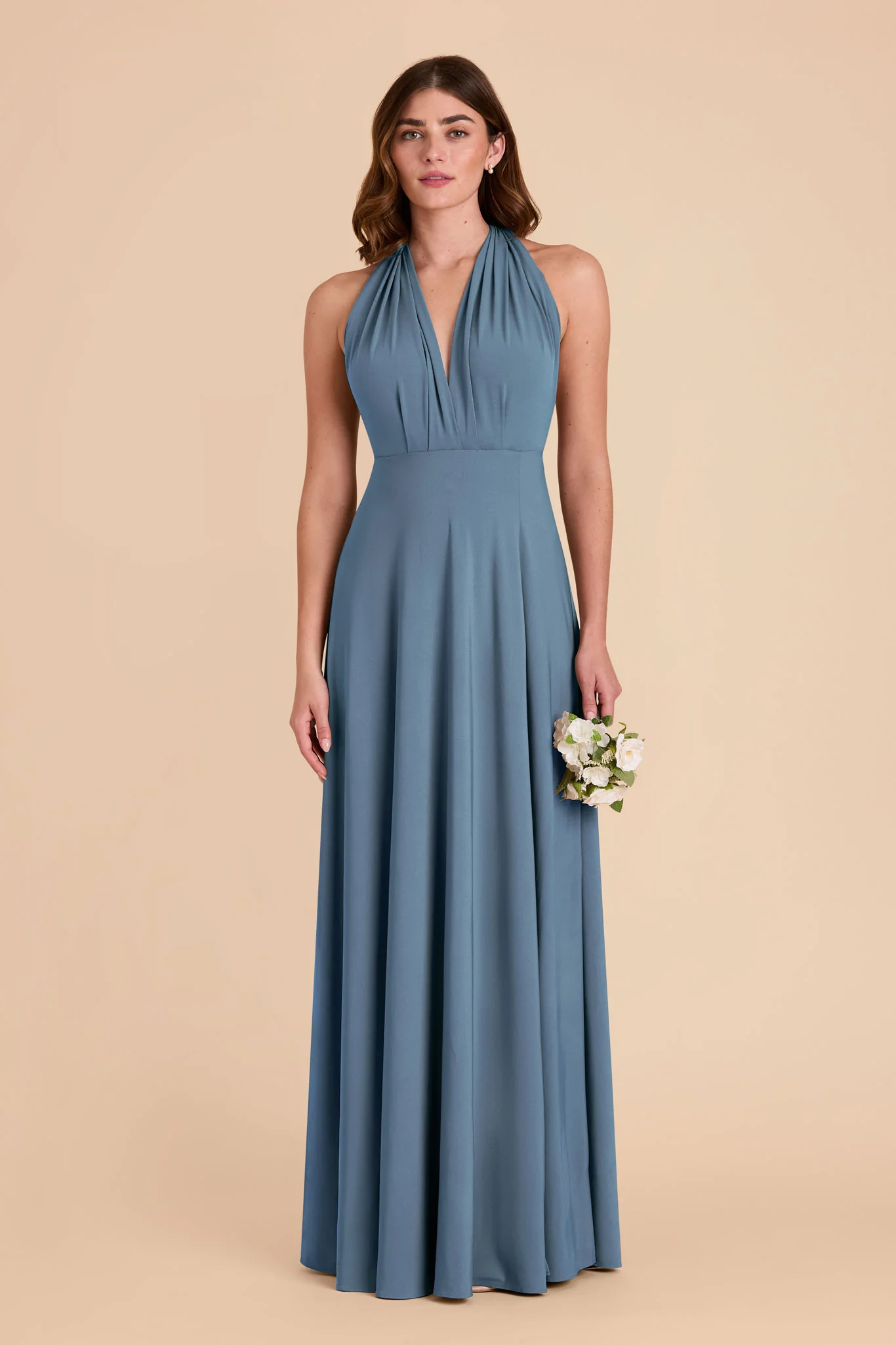 Willow Luxe Stretch Knit Dress - French Blue - Image 32