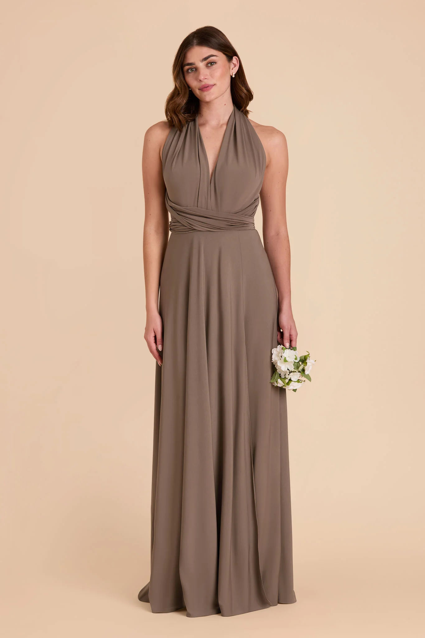 Willow Luxe Stretch Knit Dress - Mocha