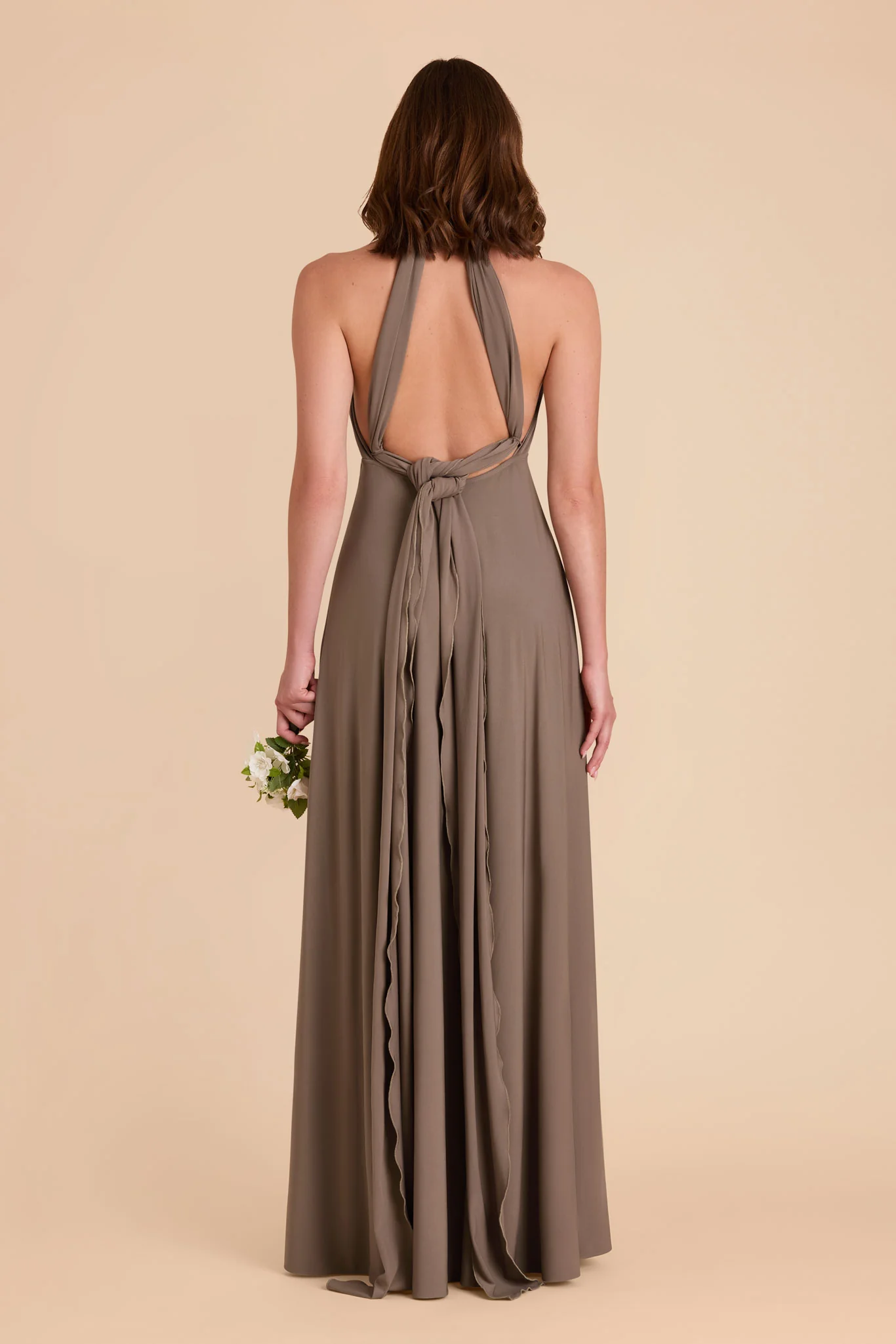 Willow Luxe Stretch Knit Dress - Mocha - Image 20