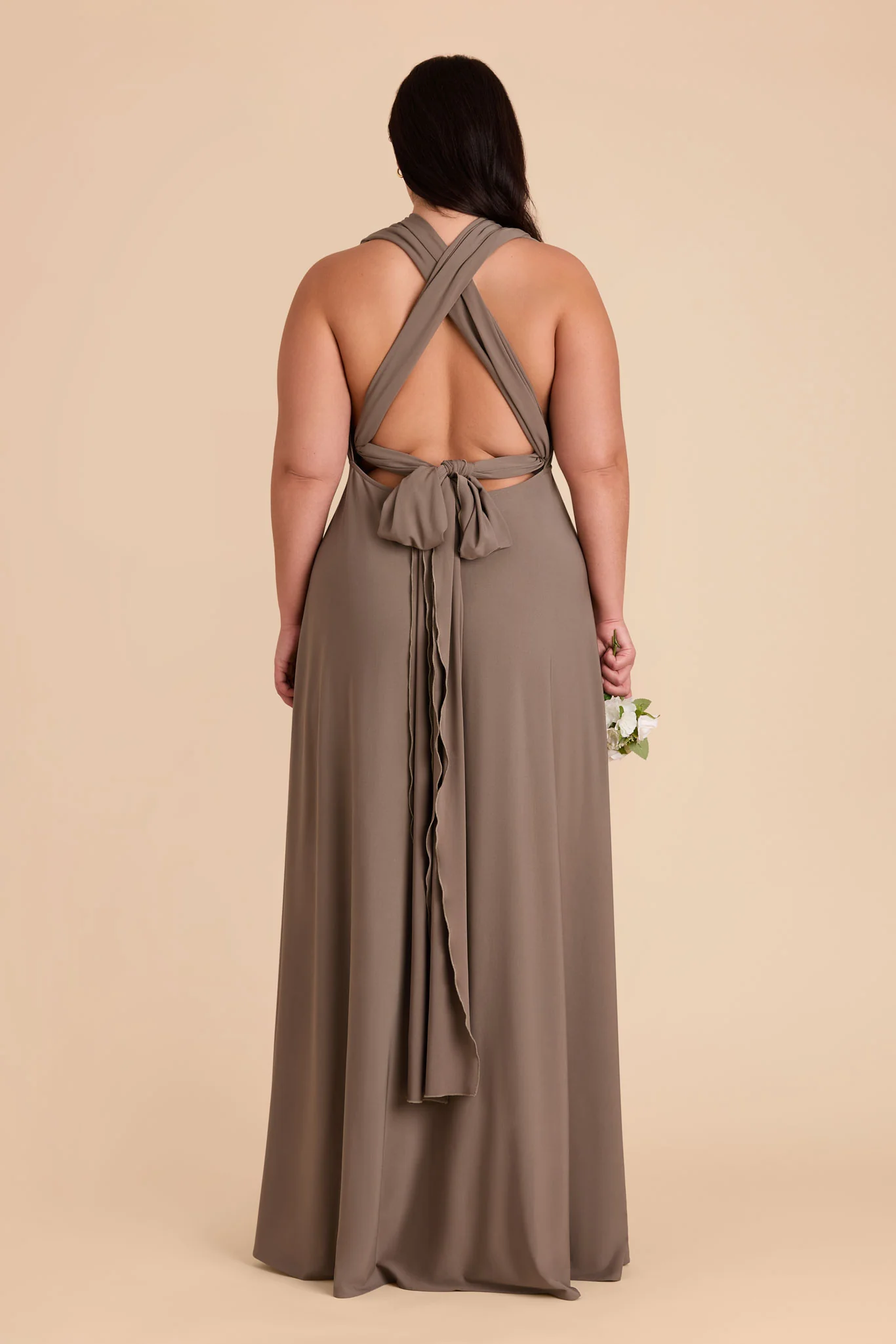 Willow Luxe Stretch Knit Dress - Mocha - Image 46