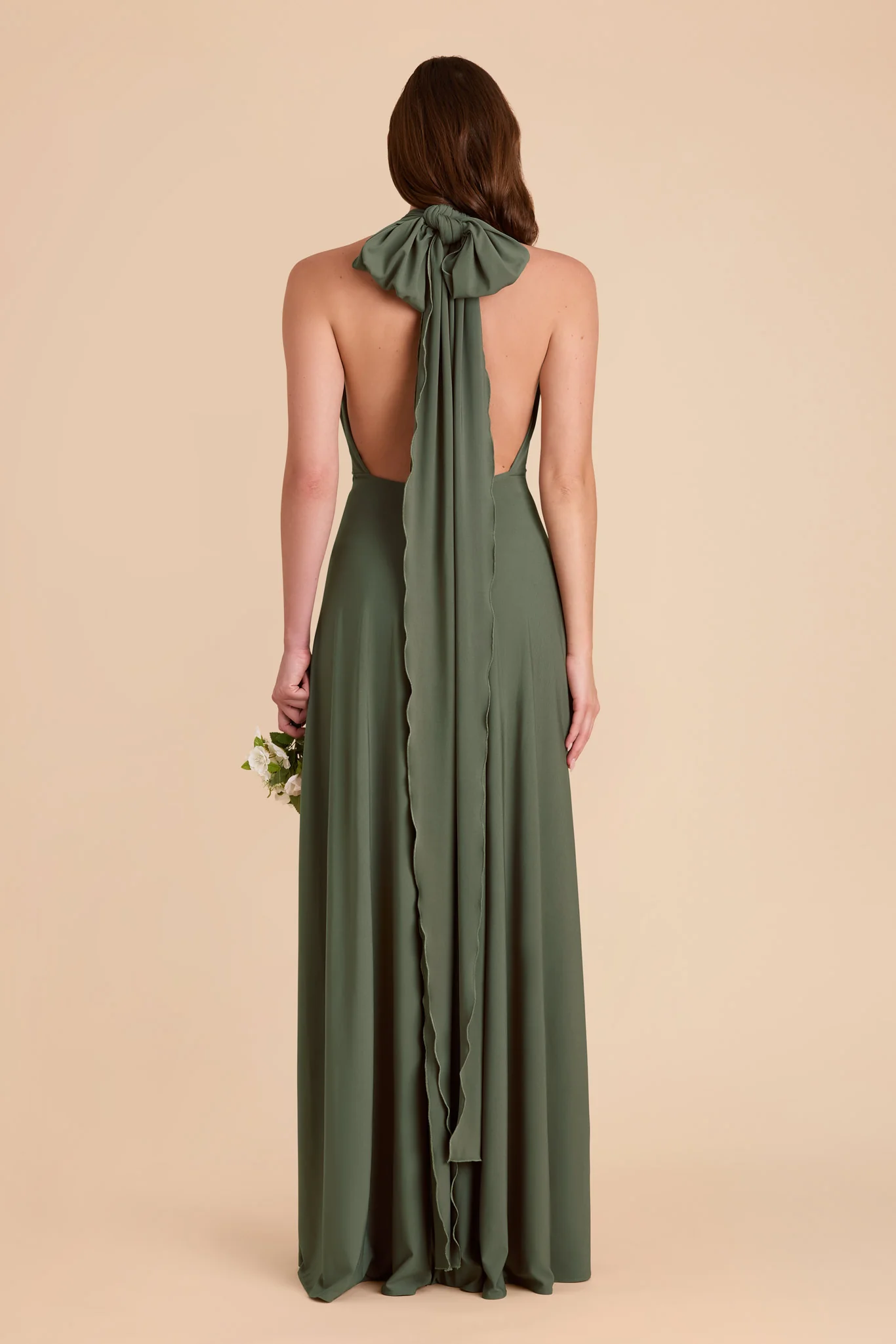 Willow Luxe Stretch Knit Dress - Olive - Image 12