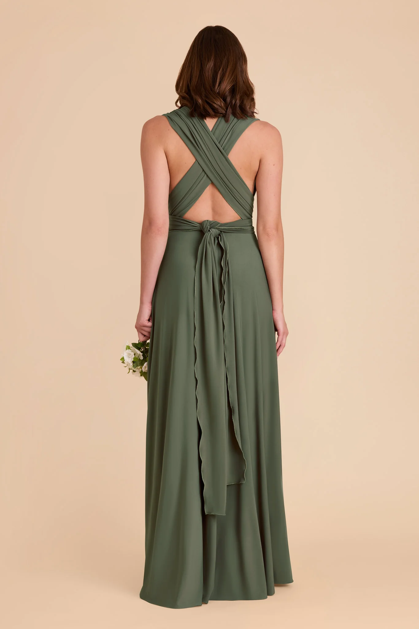 Willow Luxe Stretch Knit Dress - Olive - Image 22