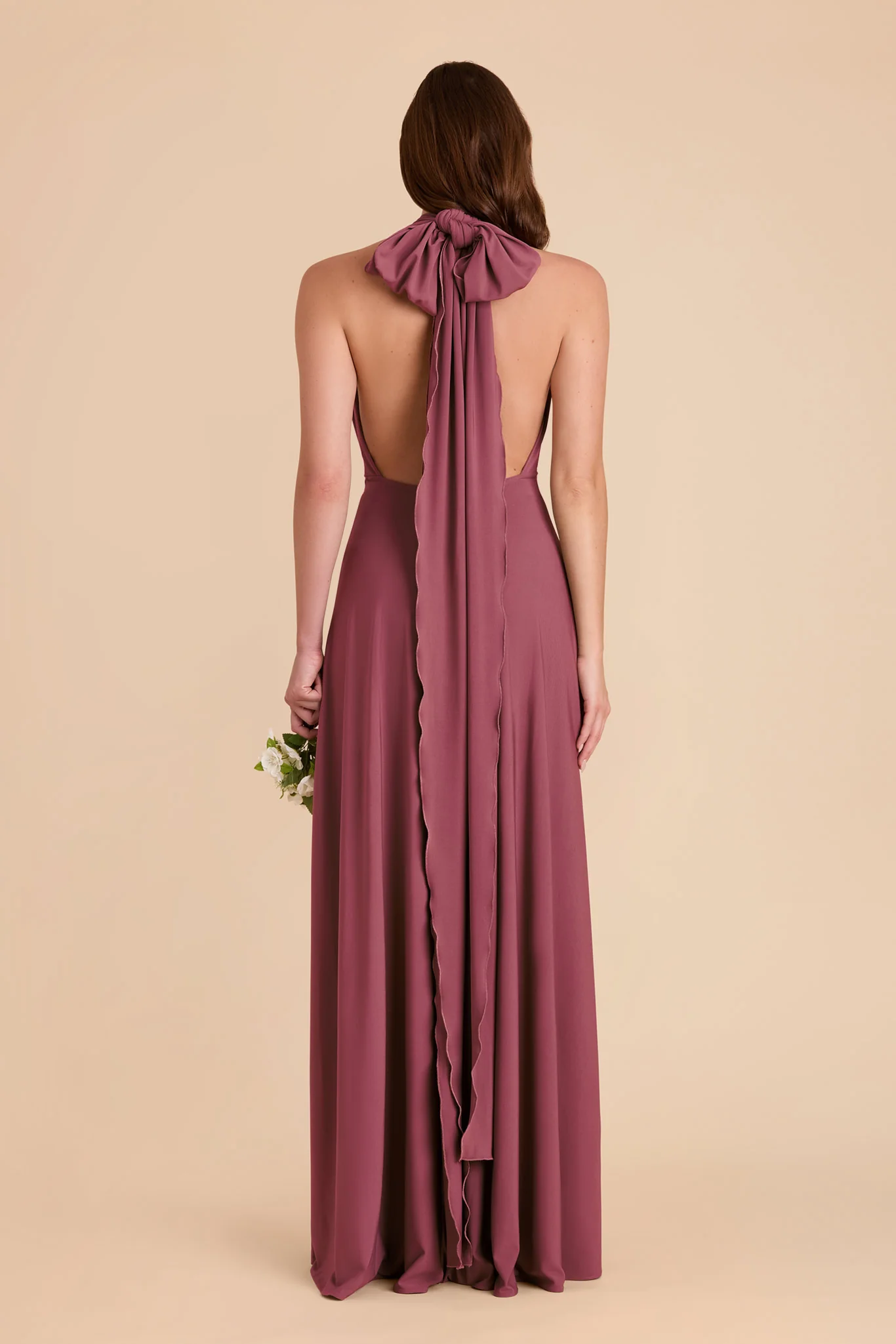 Willow Luxe Stretch Knit Dress - Rosewood - Image 12