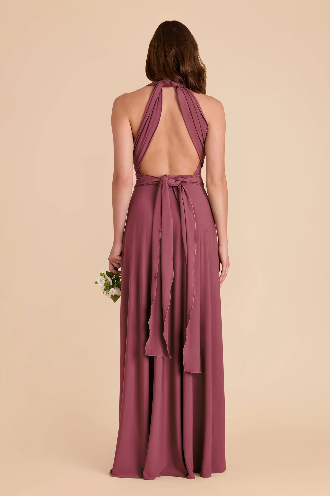 Willow Luxe Stretch Knit Dress - Rosewood - Image 17