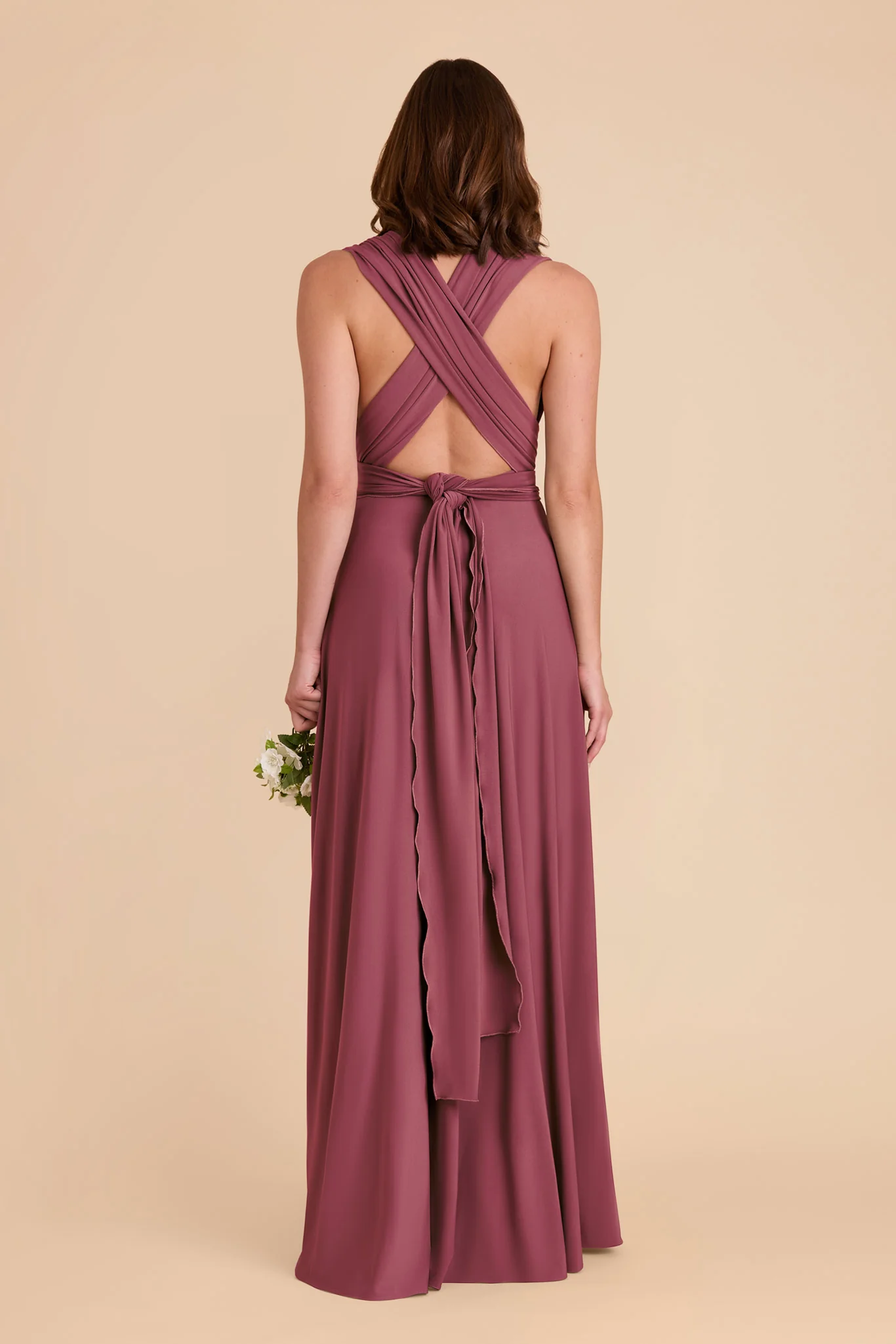 Willow Luxe Stretch Knit Dress - Rosewood - Image 21