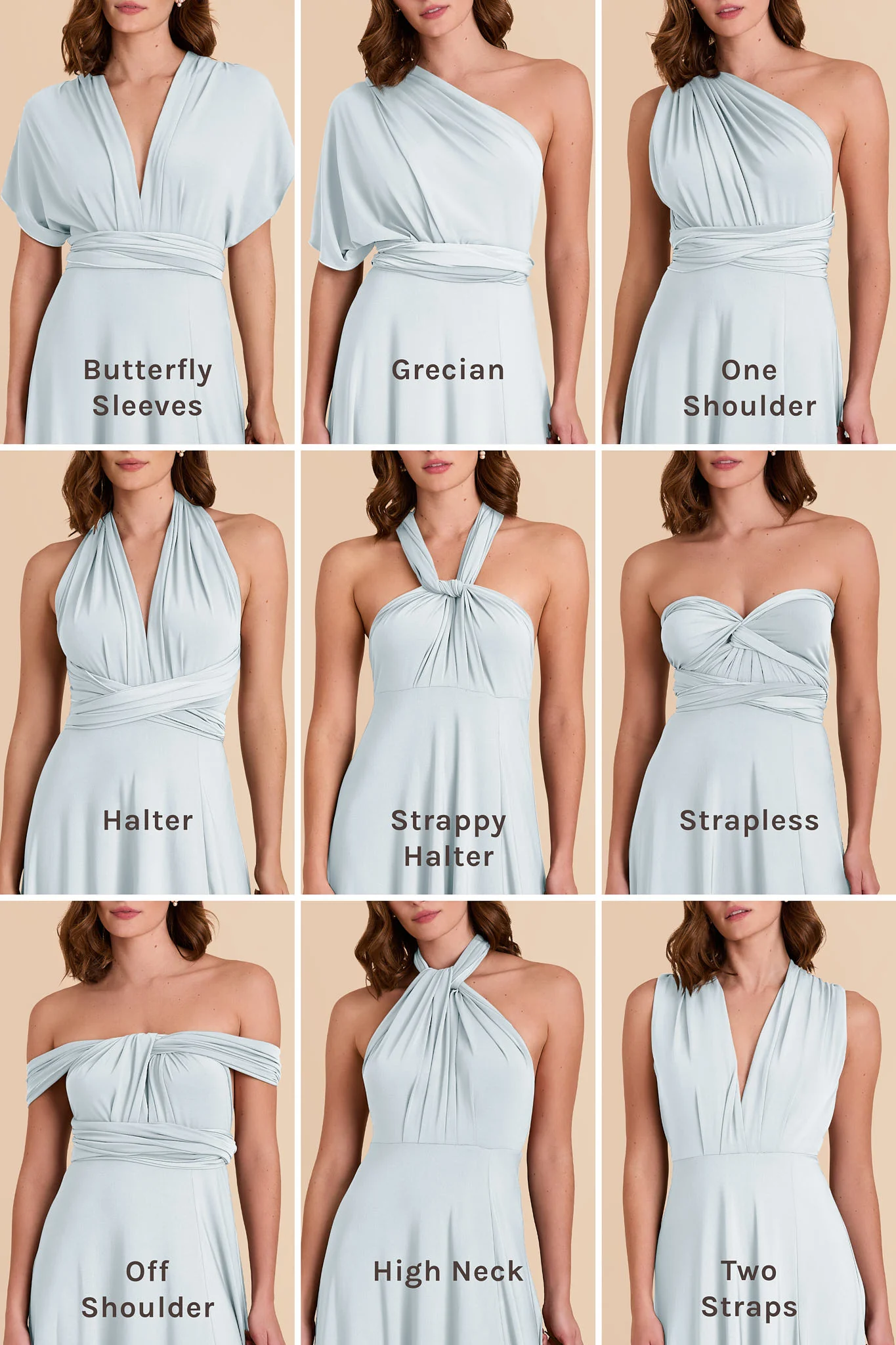 Willow Luxe Stretch Knit Dress - Mist Blue - Image 4