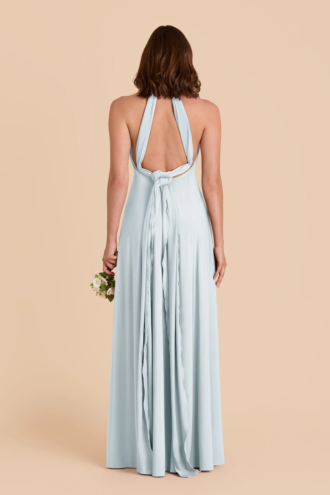 Willow Luxe Stretch Knit Dress - Mist Blue - Image 5