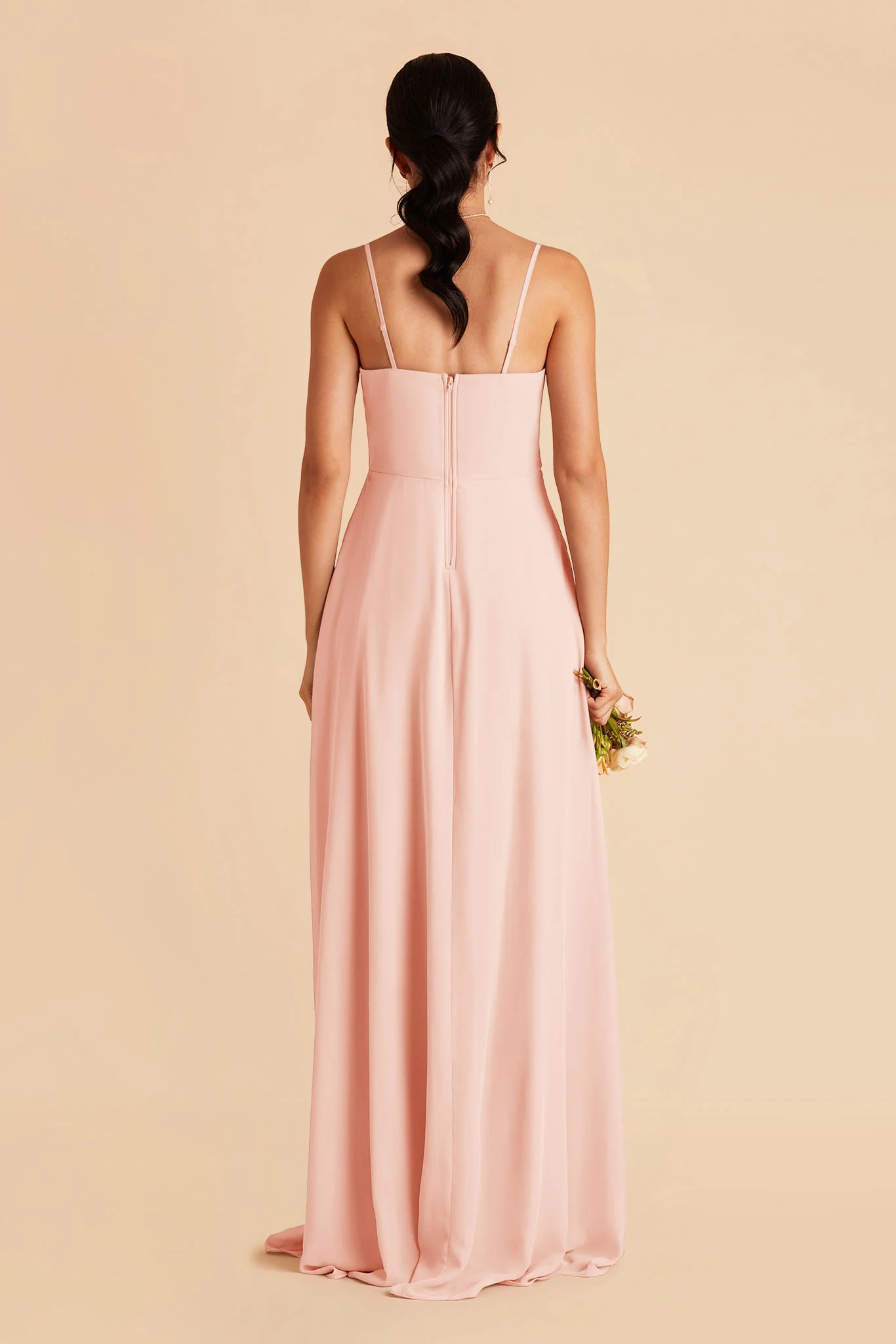 Winnie Chiffon Dress - Blush Pink - Image 6