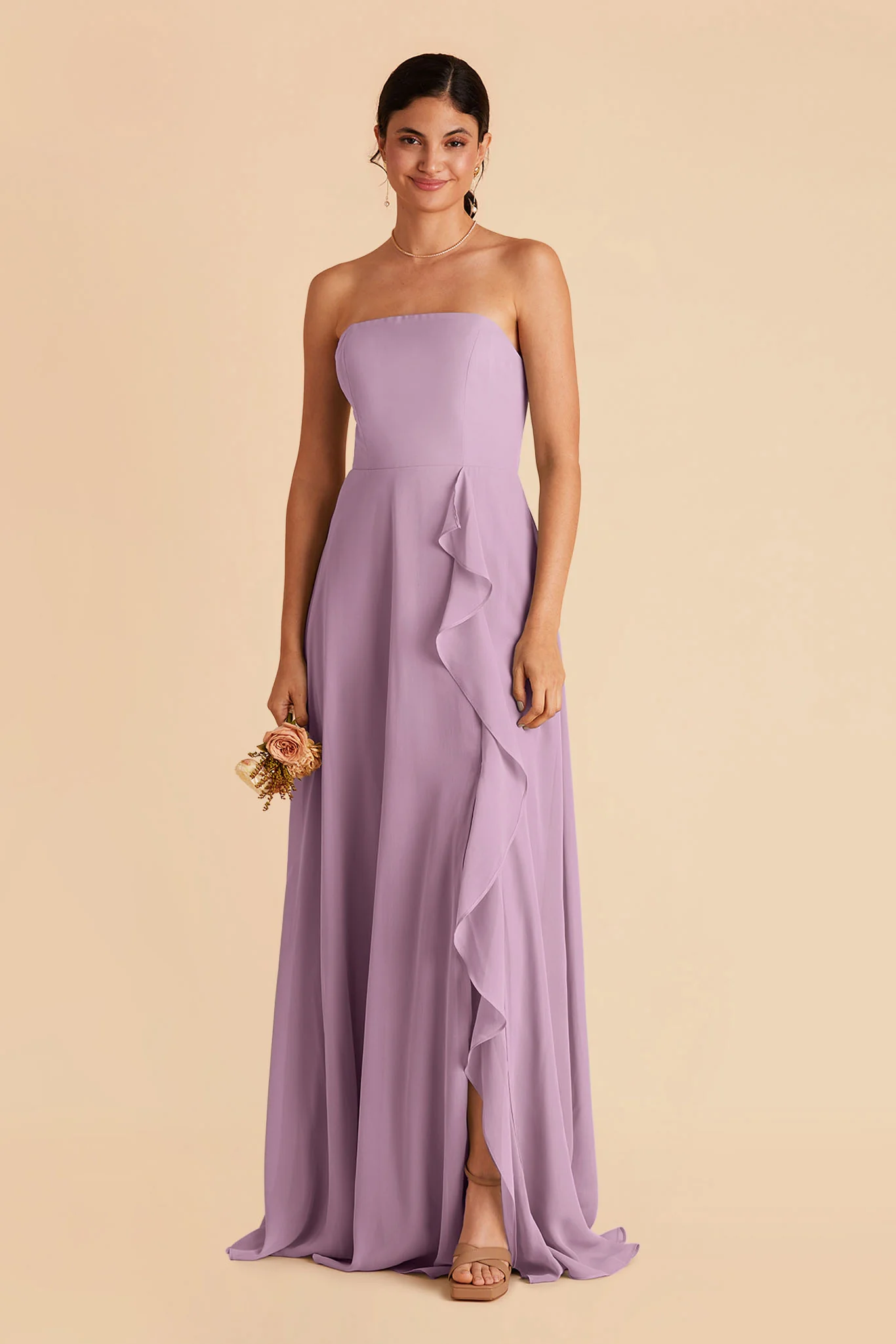 Winnie Chiffon Dress - Lavender