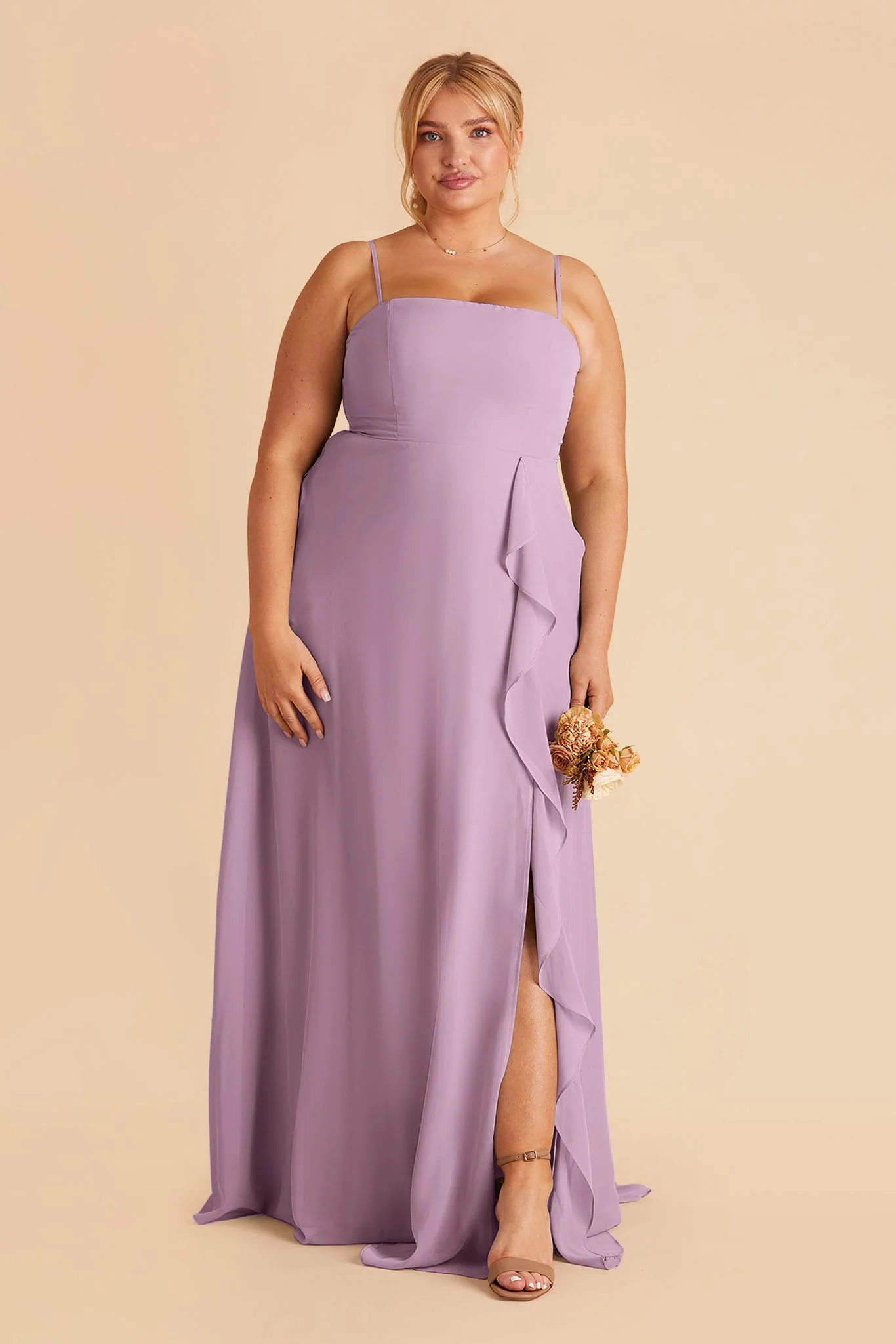 Winnie Chiffon Dress - Lavender - Image 8