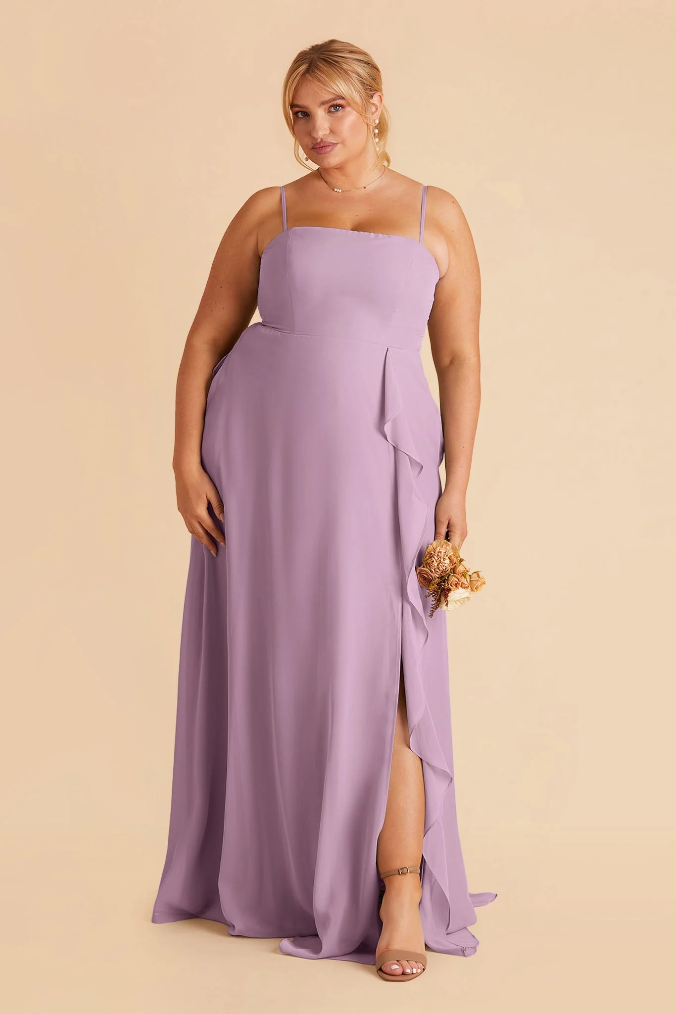 Winnie Chiffon Dress - Lavender - Image 9