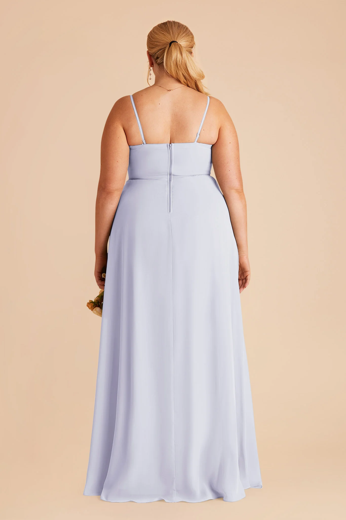 Winnie Chiffon Dress - Periwinkle Blue - Image 7