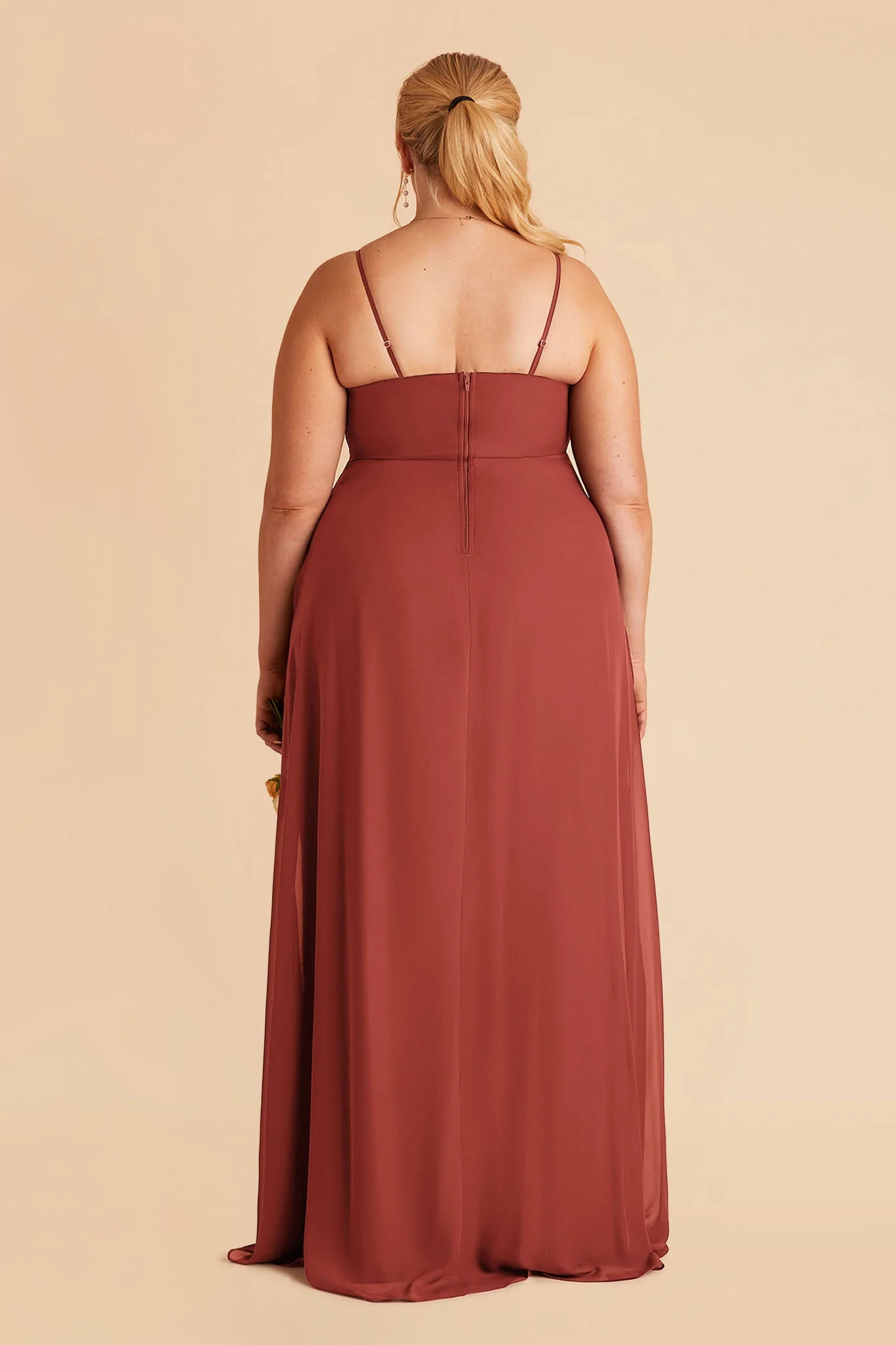 Winnie Chiffon Dress - Spice - Image 10