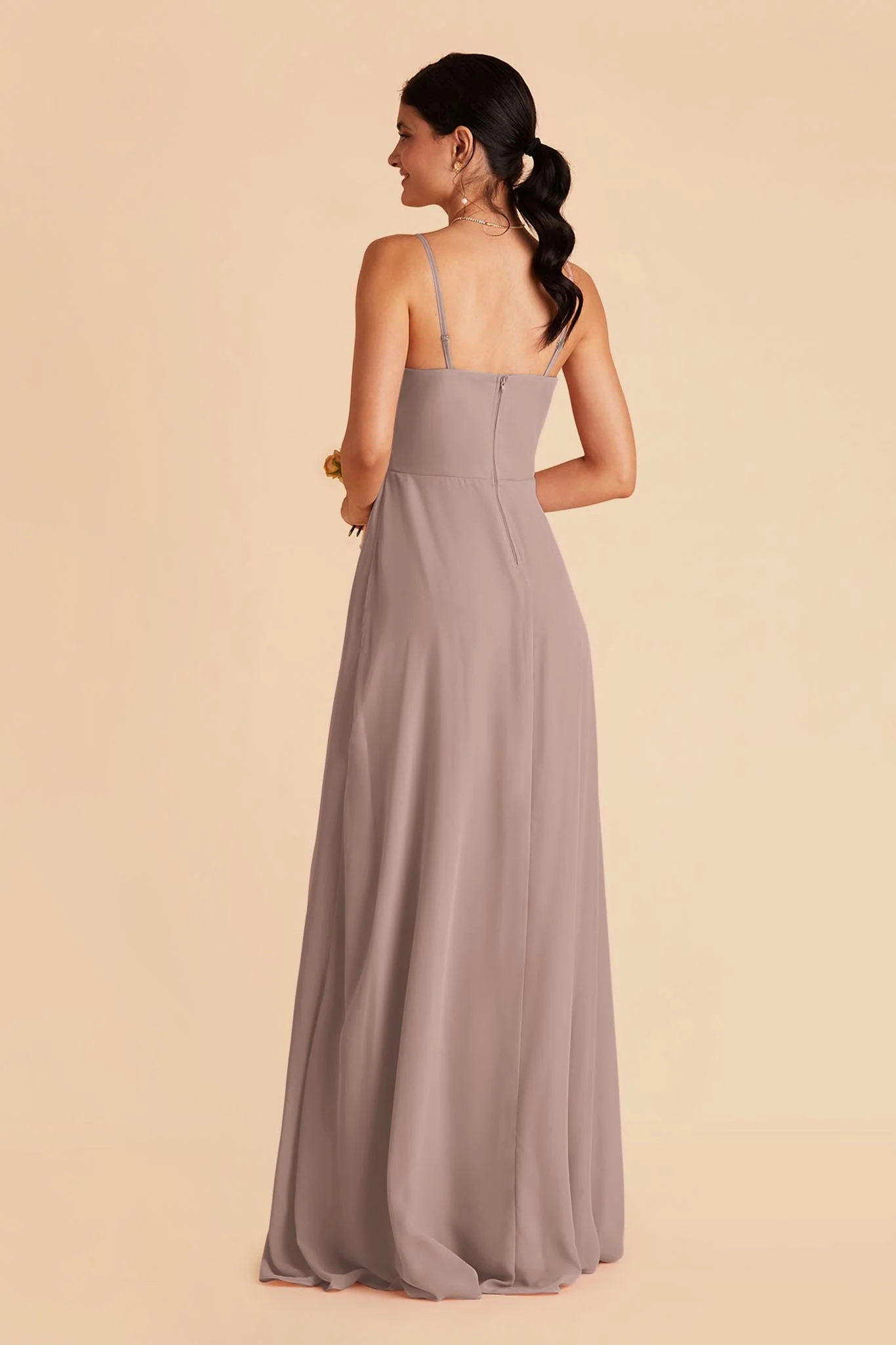 Winnie Chiffon Dress - Toffee - Image 5